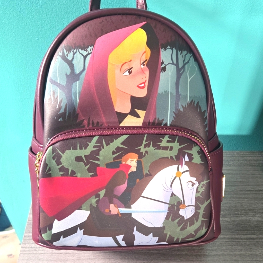 Loungefly Disney Sleeping Beauty Once Upon A Dream Aurora Scene NWT New W Tags